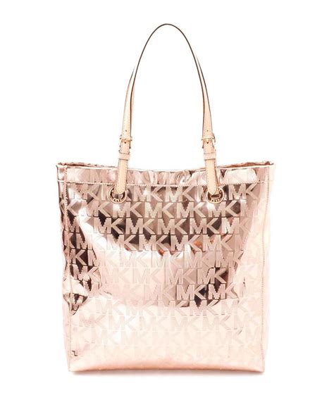 michael kors tasche rosa metallic|Women's Rose Gold Designer Handbags .